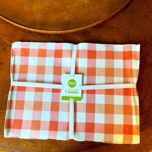 Terra Cotta Buffalo Check Placemat 4-pk